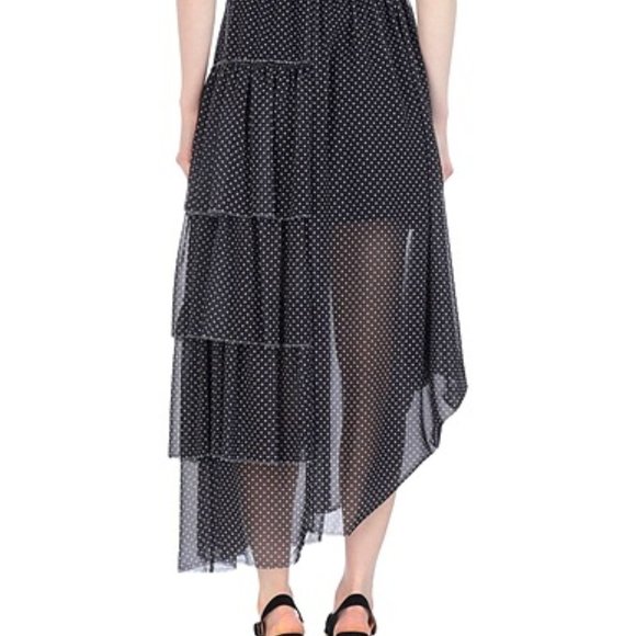 LOEWE POLKA DOT MIDI PLEATED SKIRT SZ 38 - Picture 2 of 6